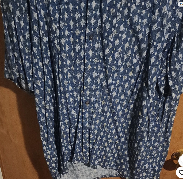Campia Short Sleeve Rayon Button-Up Shirt