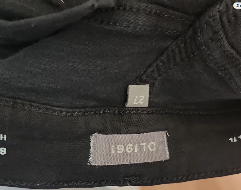 DL1961 Women's Black Solid Pants