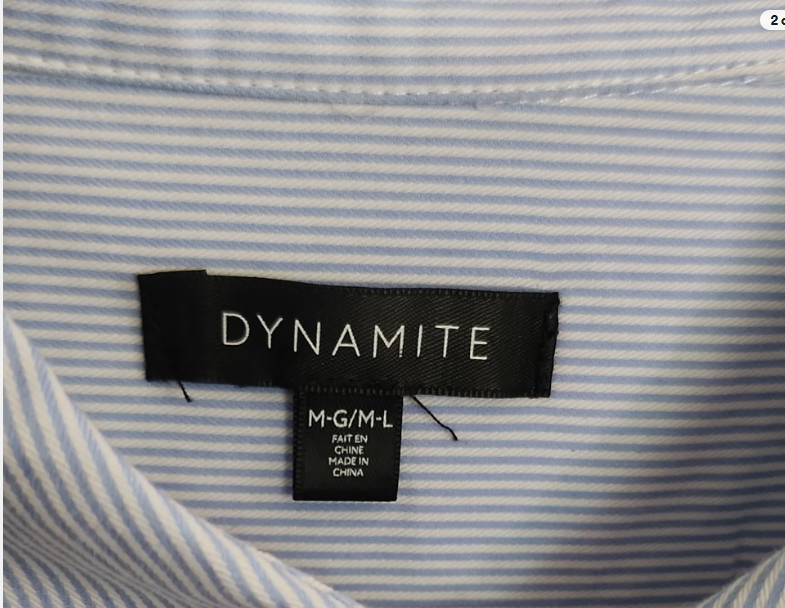 Dynamite Collared Button-Up Blouse