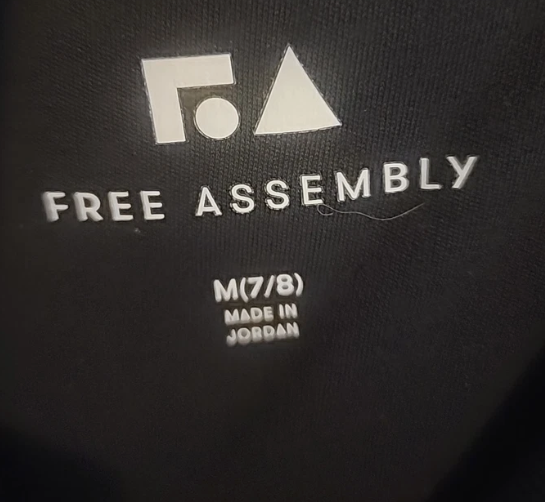 Free Assembly Top
