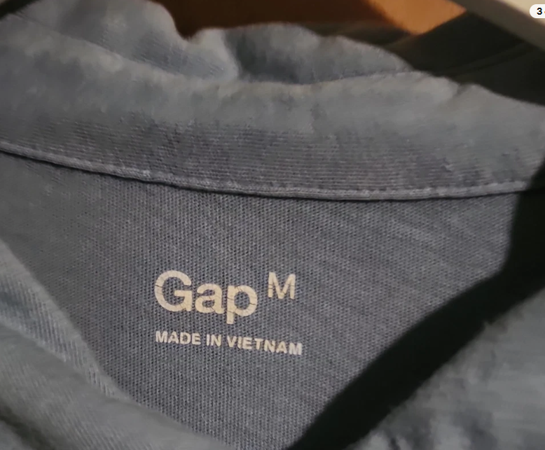 Gap M Polo Shirt w/ Pocket Button