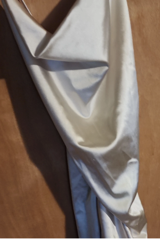 Guess Ivory Satin Long Slip Dress